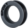 Generique Cockring Silicone Sneaker Gris-Noir